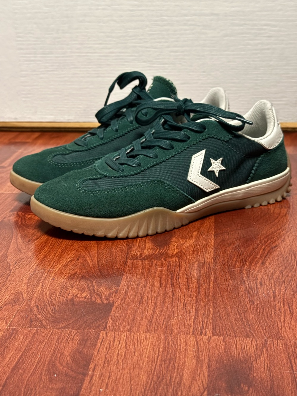 Converse Run Star Trainer Sneakers in Green/White/Gum